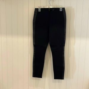 J Crew Black skinny pants, size 6